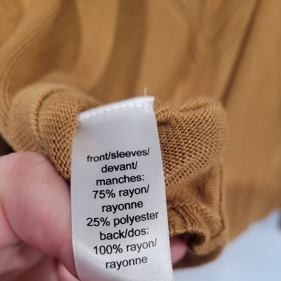 Maurices Brown Cardigan Stretch Long Sleeve size XXL Plus #5‎ - Picture 3 of 4